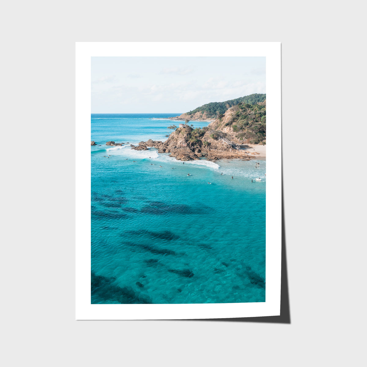 The Pass Surfer's Perspective - Byron Bay - Art Print - Fine Art Paper - Unframed Print - Portrait