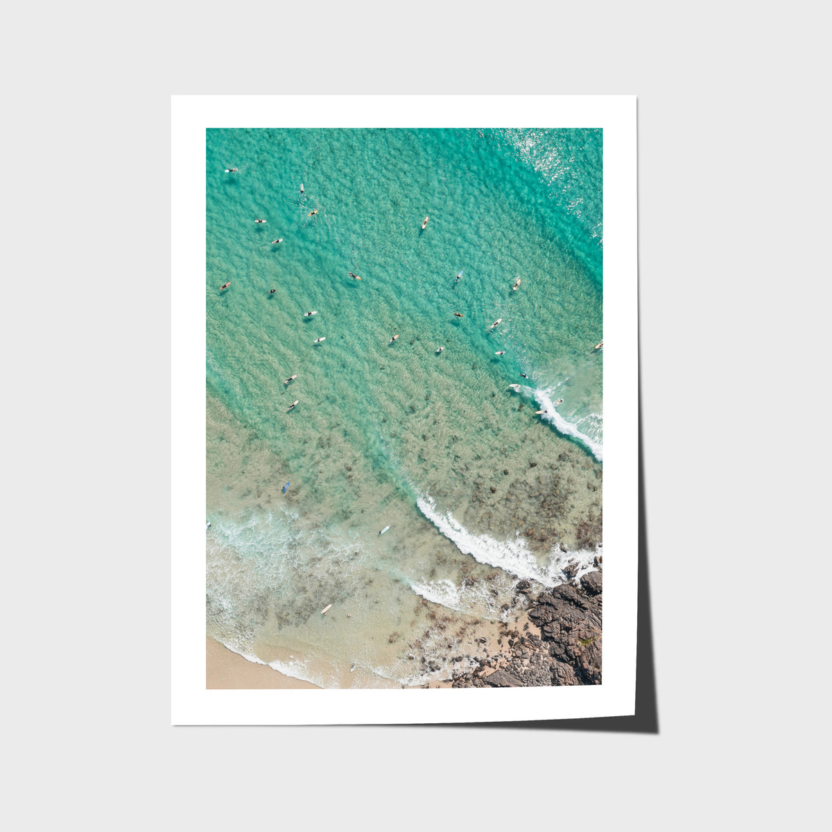 Cabarita Top Down - Fine Art Print - Fine Art Paper - Unframed Print - Portrait