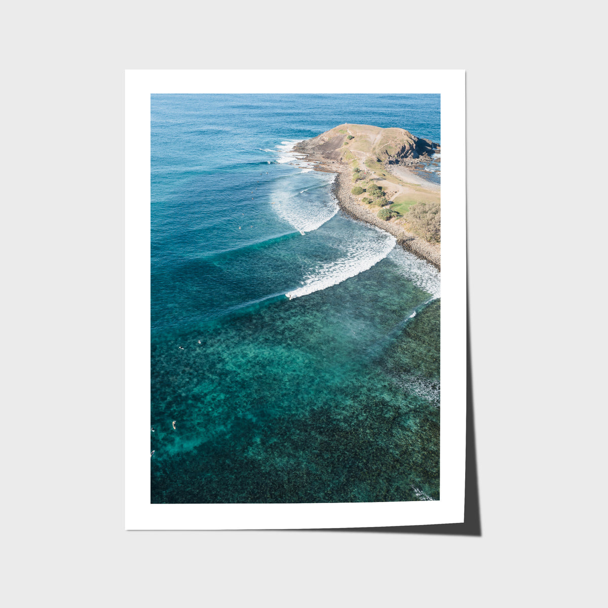 Crescent Head  Swell Lines iii - Art Print - Fine Art Paper - Unframed Print - Portrait