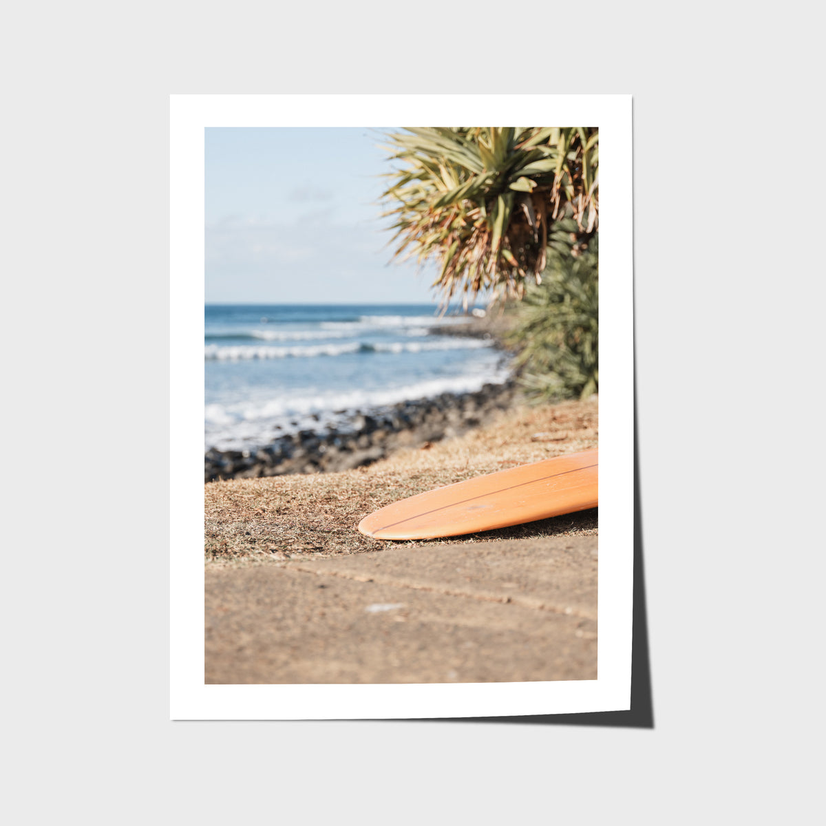 Single Fin Love - Crescent Head - Art Print - Fine Art Paper - Unframed Print - Portrait