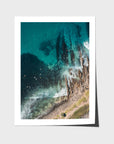 Crescent Head Top Down - Art Print - Fine Art Paper - Unframed Print - Portrait
