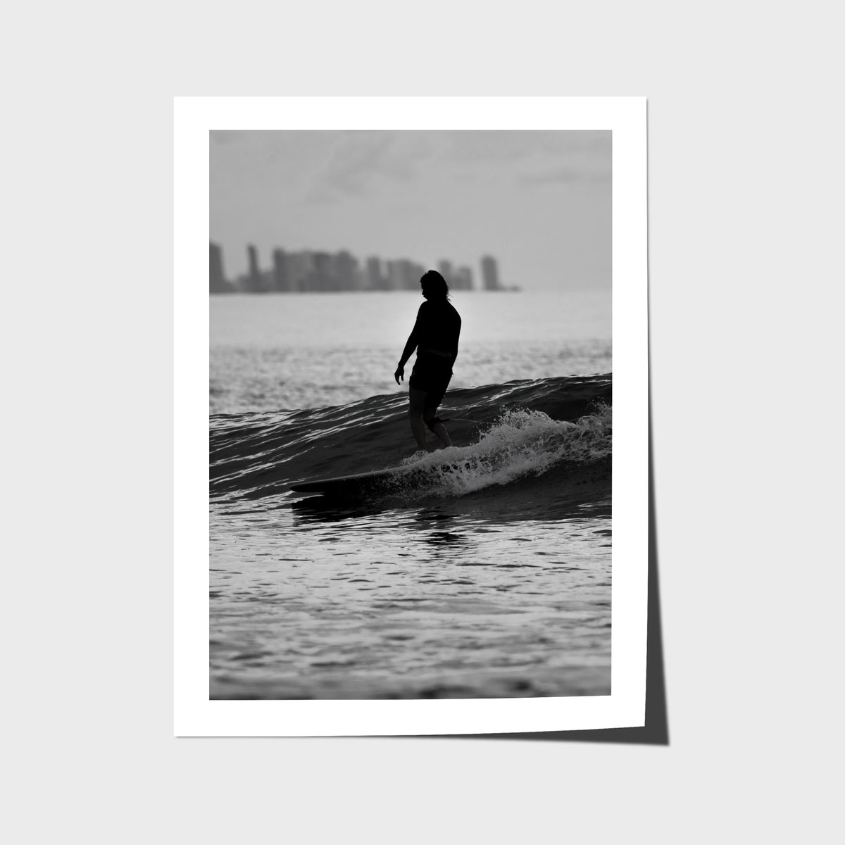 Kirra Mal Days - Gold Coast - Art Print - Fine Art Paper - Unframed Print - Portrait