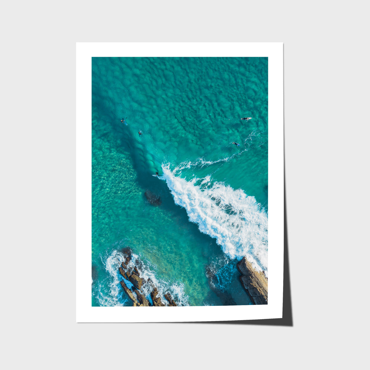 Currumbin Alley Top Down - Gold Coast - Art Print - Fine Art Paper - Unframed Print - Portrait