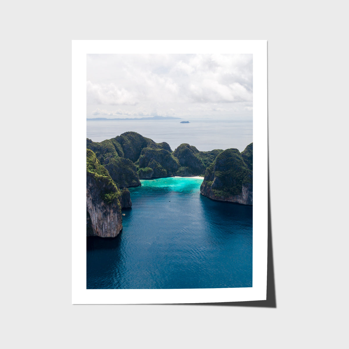 Koh Phi Phi Islands - Art Print - Fine Art Paper - Unframed Print - Portrait