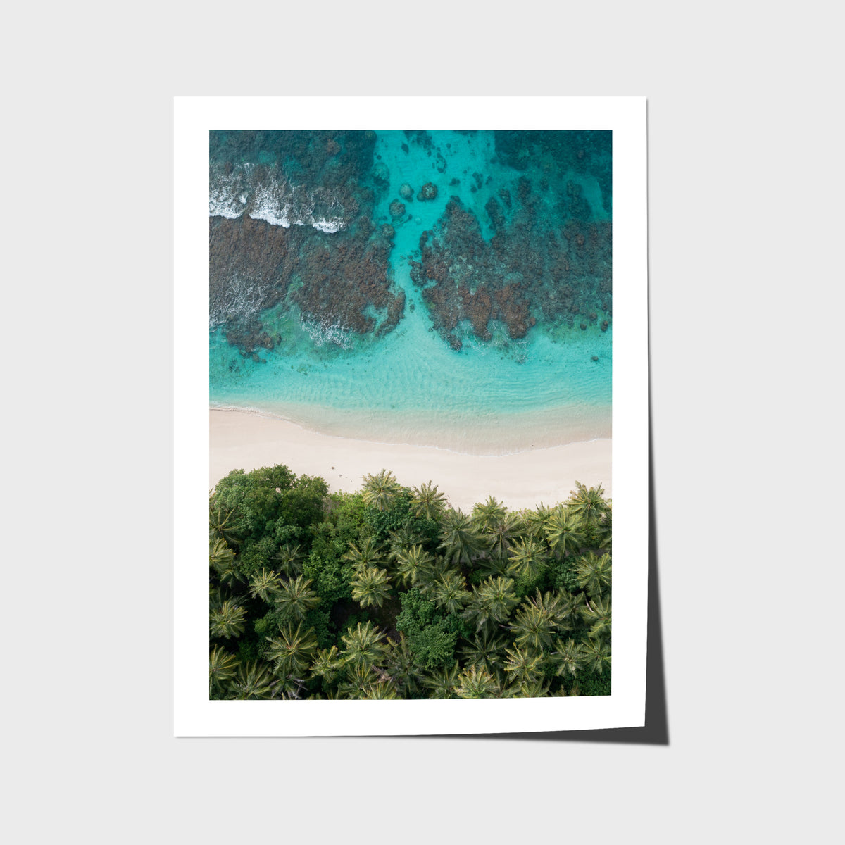 Island Symmetry - Mentawai - Art Print - Fine Art Paper - Unframed Print - Portrait