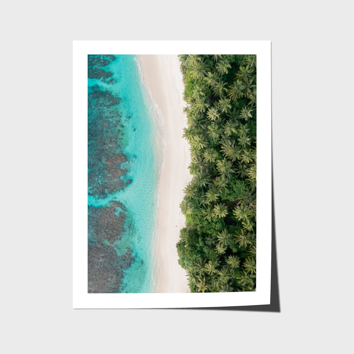 Island Symmetry ii - Mentawai - Art Print - Fine Art Paper - Unframed Print - Portrait