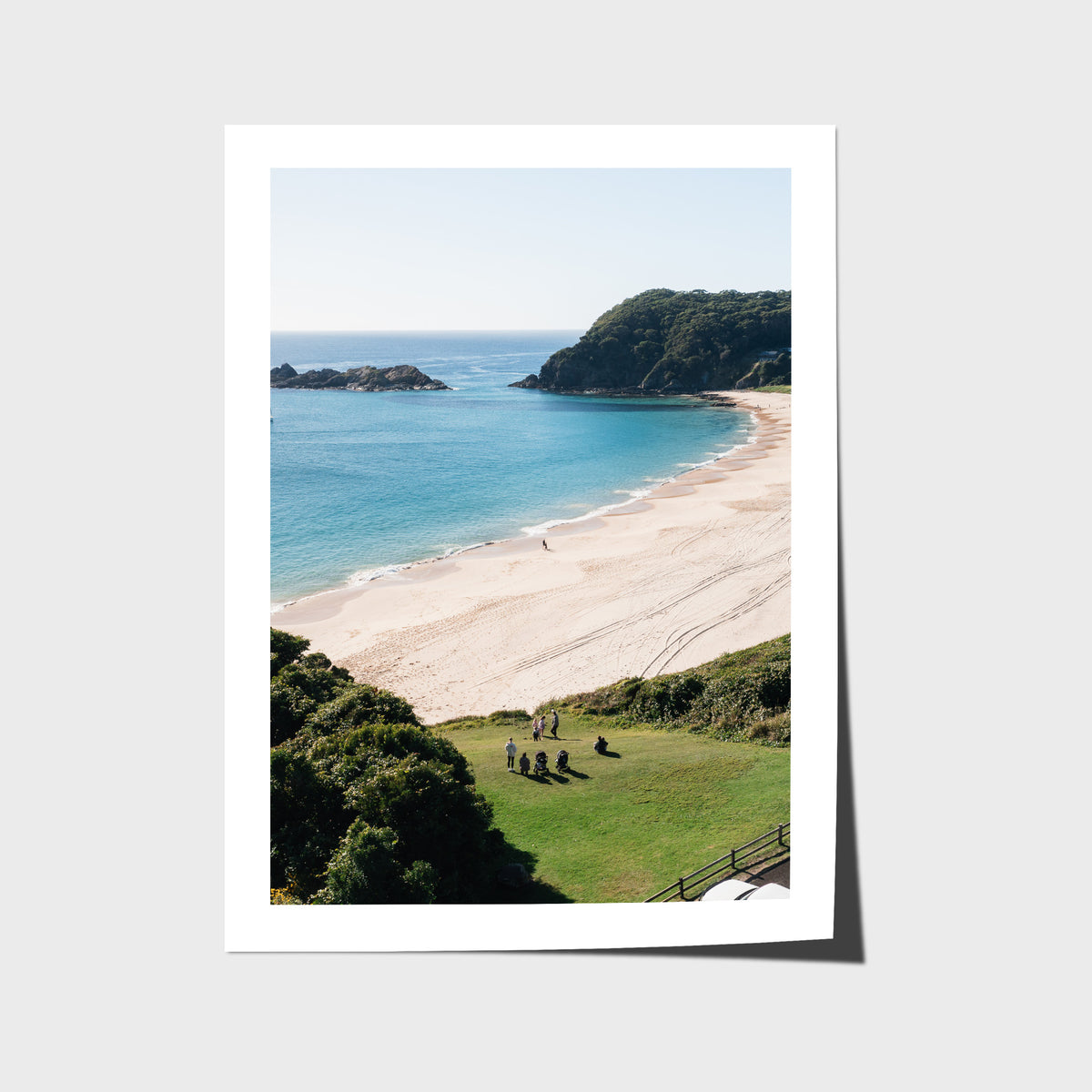 Boat Beach Lookout - Seal Rocks - Art Print - Fine Art Paper - Unframed Print - Portrait