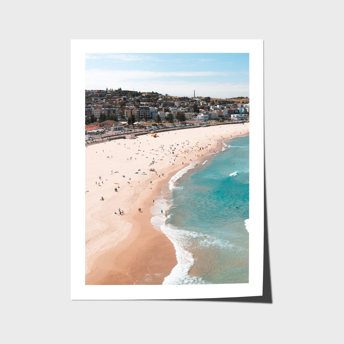 Bondi Beach - Sydney - Art Print - Fine Art Paper - Unframed Print - Portrait