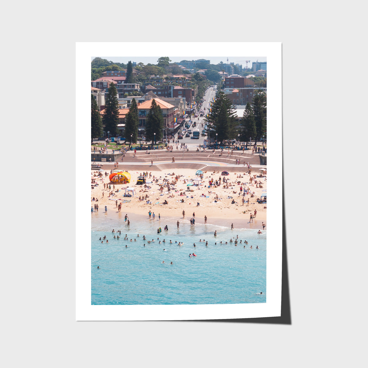 Coogee Beach – Horizon of Motion Print - Fine Art Paper - Unframed Print - Portrait