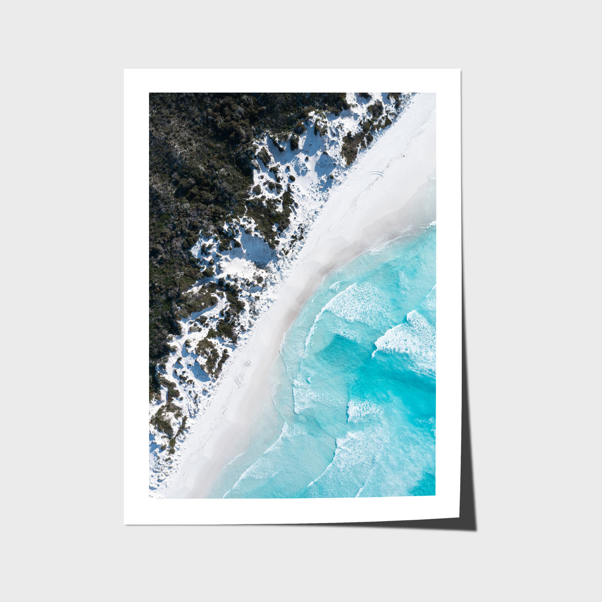 Lucky Bay Symmetry - Esperance - Art Print - Fine Art Paper - Unframed Print - Portrait