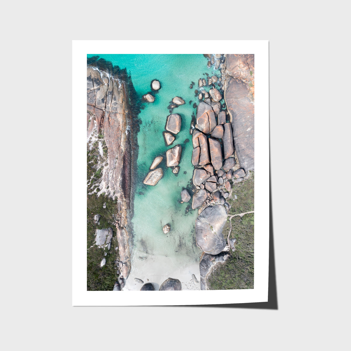Elephant Rocks Denmark - Art Print - Fine Art Paper - Unframed Print - Portrait