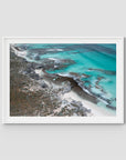 Salmon Bay Curves - Art Print - Traditional Frame - White - Landscape