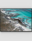 Salmon Bay Curves - Art Print - Float Frame Canvas - Black - Landscape