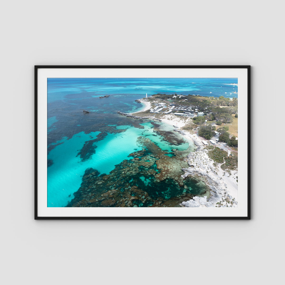 The Basin - Art Print - Traditional Frame - Black - Landscape