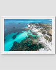 The Basin - Art Print - Traditional Frame - White - Landscape