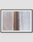 West Oz Salt Lake ii - Art Print - Traditional Frame - Black - Landscape