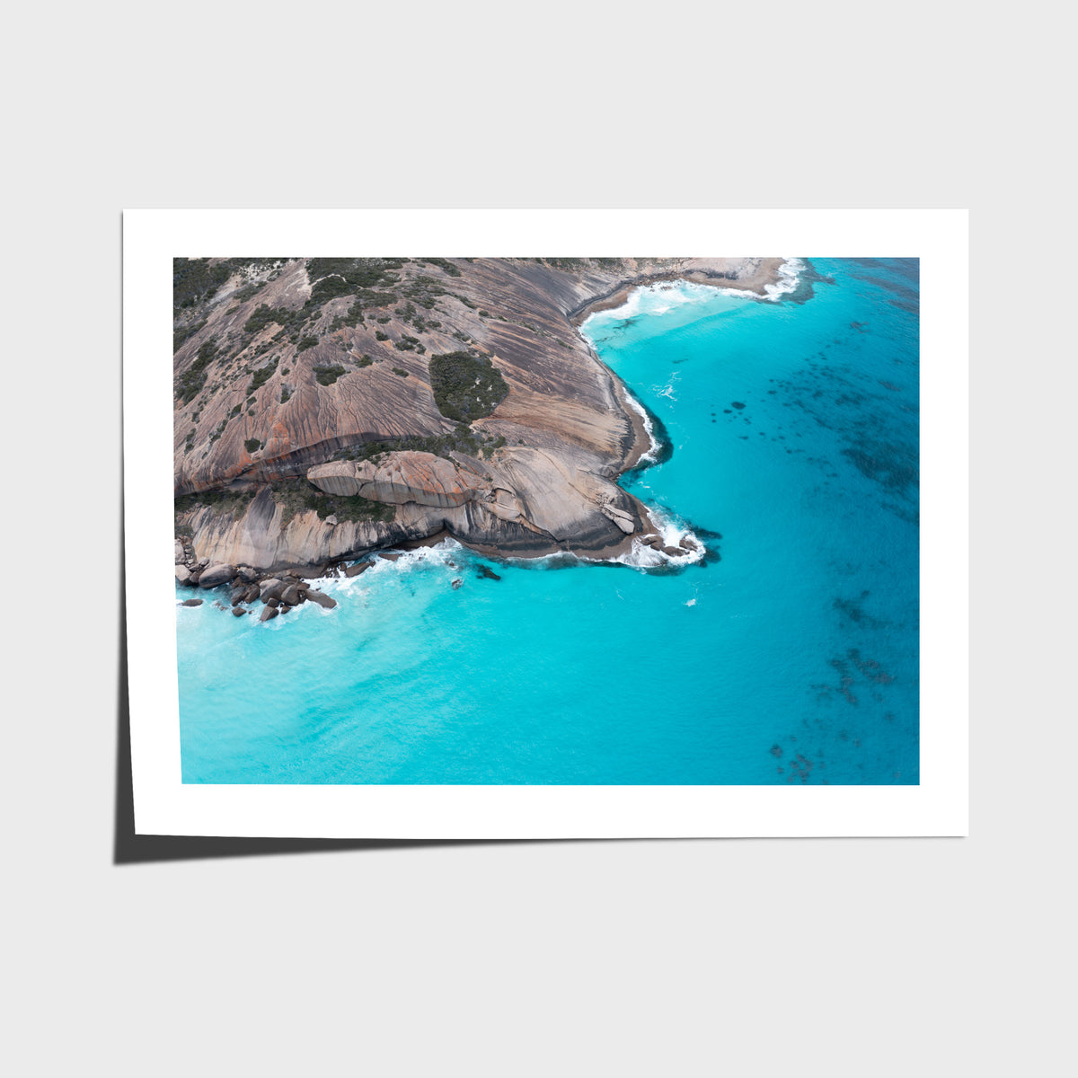 West Beach Rocky Blues - Esperance - Art Print - Fine Art Paper - Unframed Print - Landscape