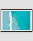 West Beach White Wash iii - Esperance - Art Print - Traditional Frame - Black - Landscape
