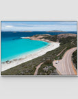 Twilight Beach Road - Esperance - Art Print - Float Frame Canvas - White - Landscape