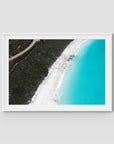 Blue Haven Lines - Esperance - Art Print - Traditional Frame - White - Landscape