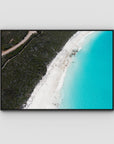 Blue Haven Lines - Esperance - Art Print - Float Frame Canvas - Black - Landscape