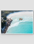 Twilight Beach Top Down ii - Esperance - Art Print Tidaltones