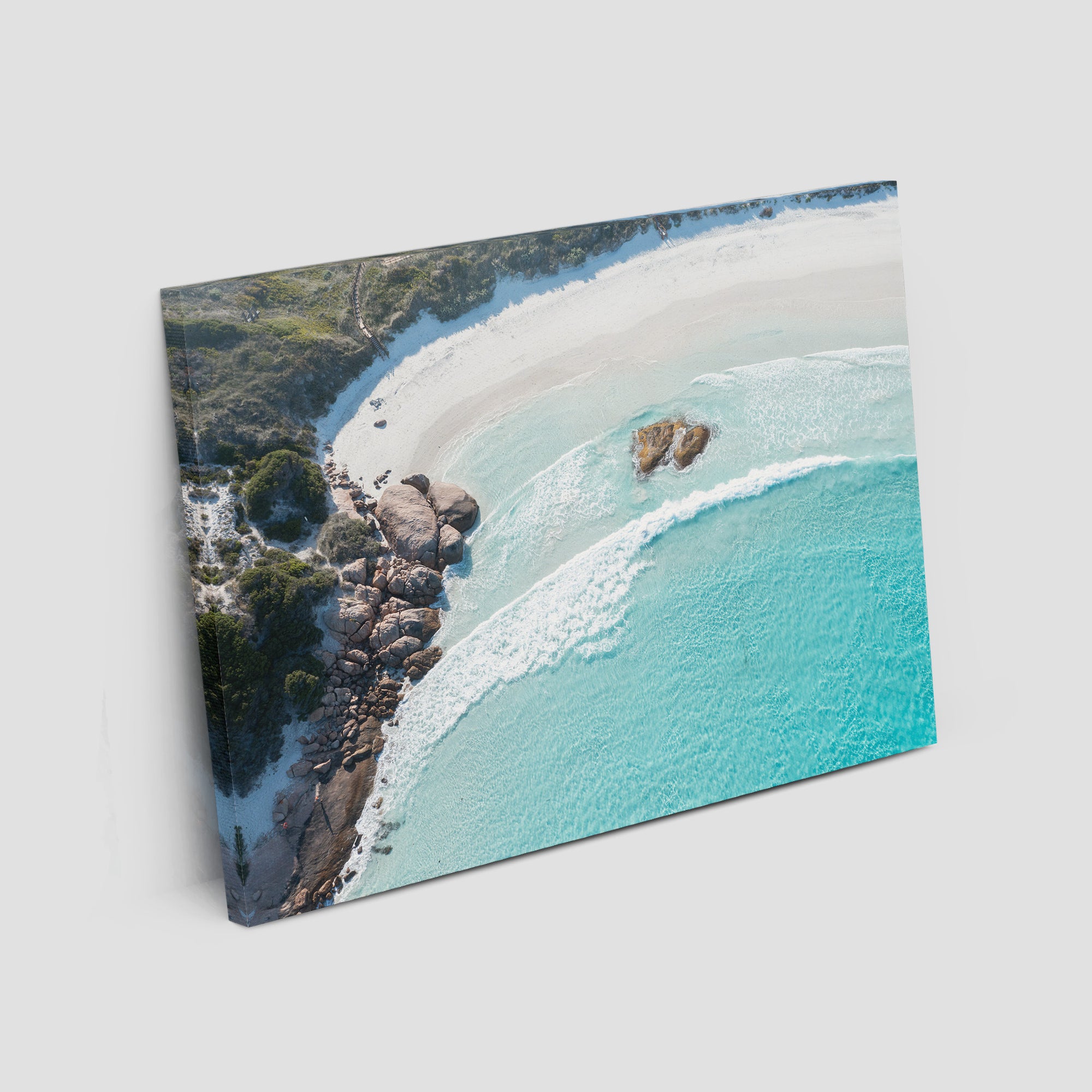 Twilight Beach Top Down ii - Esperance - Art Print Tidaltones