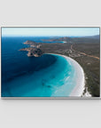 Lucky Bay - Esperance - Art Print - Float Frame Canvas - White - Landscape