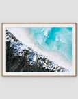 Lucky Bay Symmetry - Esperance - Art Print - Traditional Frame - Raw Oak - Landscape