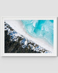 Lucky Bay Symmetry - Esperance - Art Print - Traditional Frame - White - Landscape