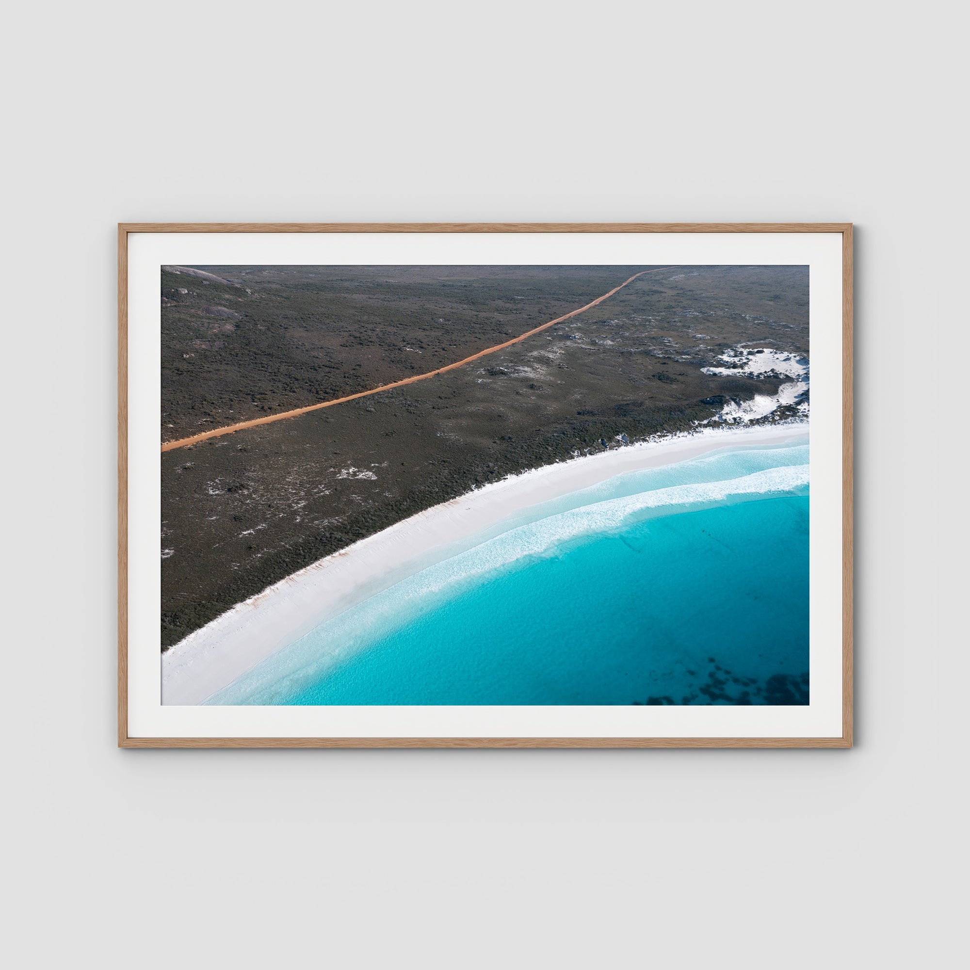 Blue Water & Red Dirt - Esperance - Art Print Tidaltones