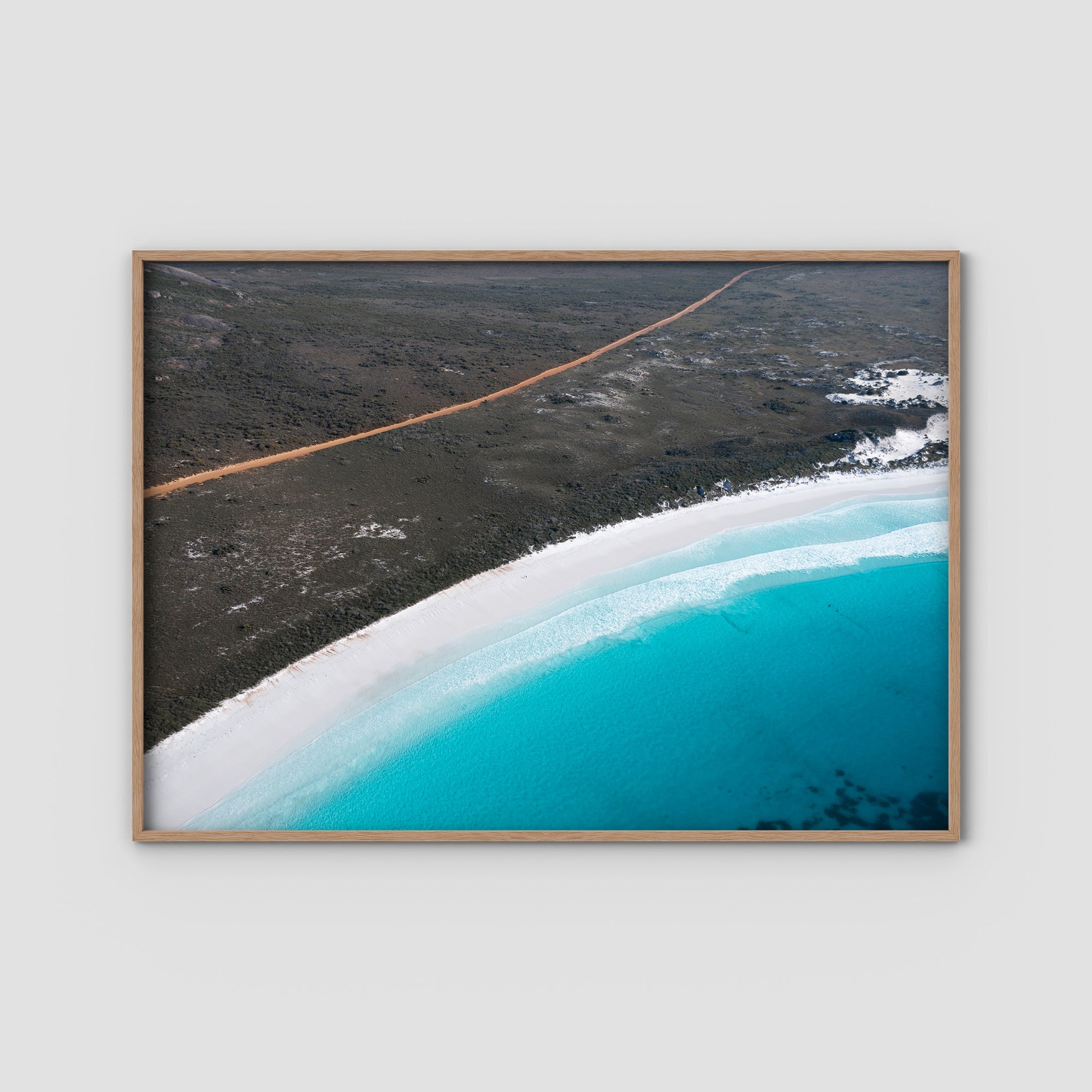 Blue Water &amp; Red Dirt - Esperance - Art Print Tidaltones