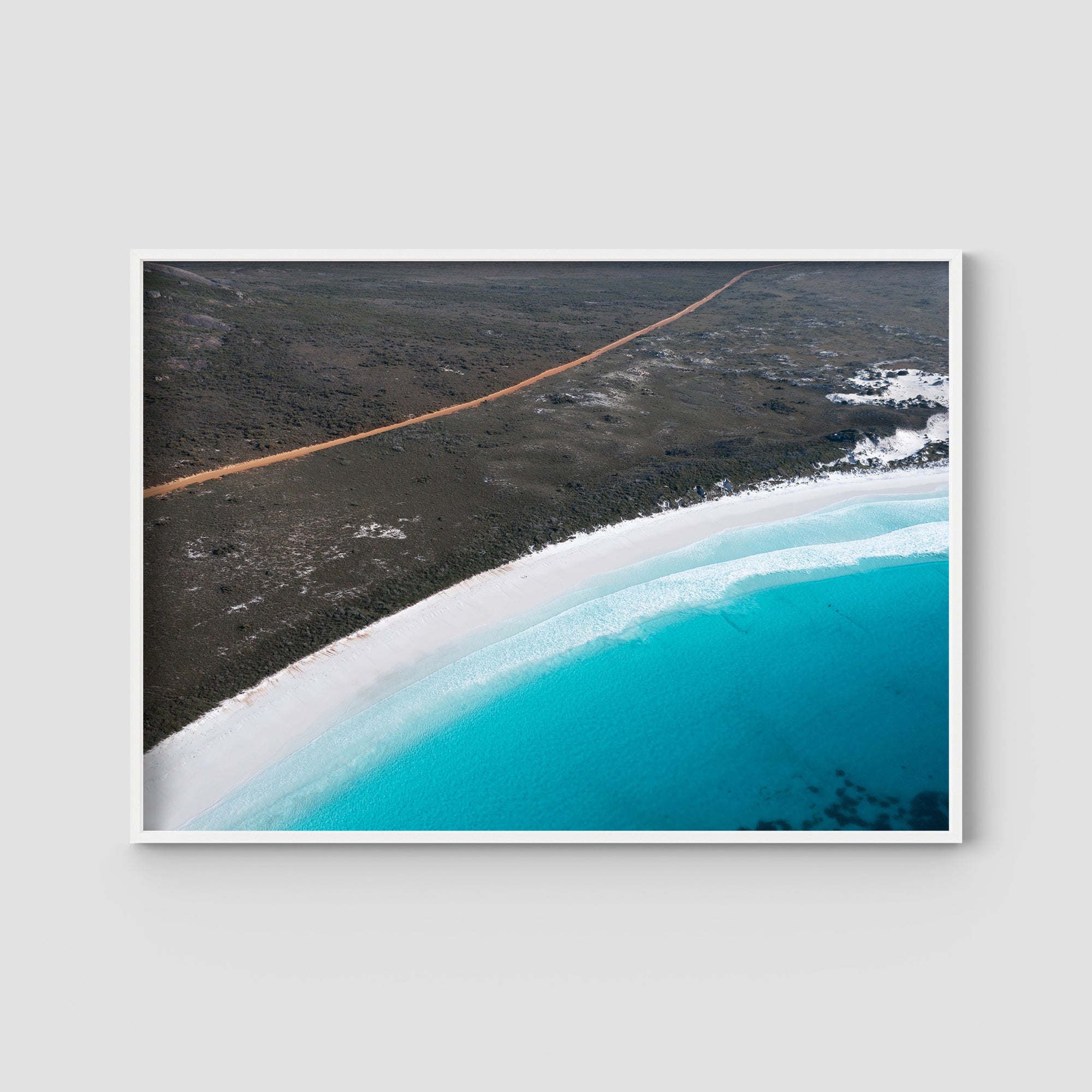 Blue Water &amp; Red Dirt - Esperance - Art Print Tidaltones