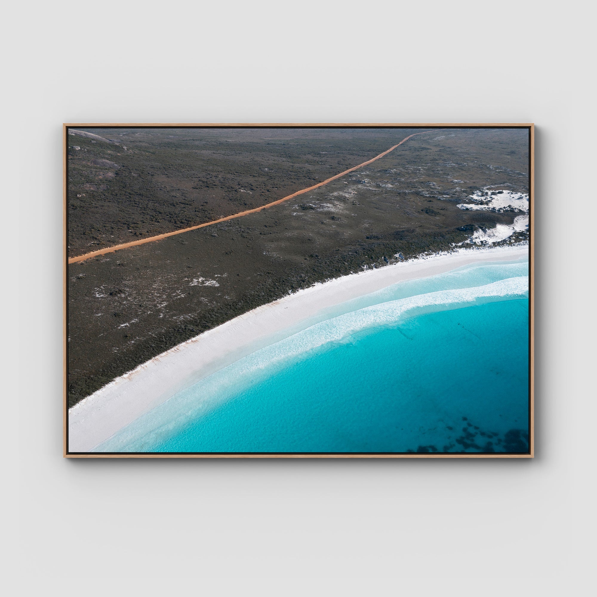 Blue Water &amp; Red Dirt - Esperance - Art Print Tidaltones