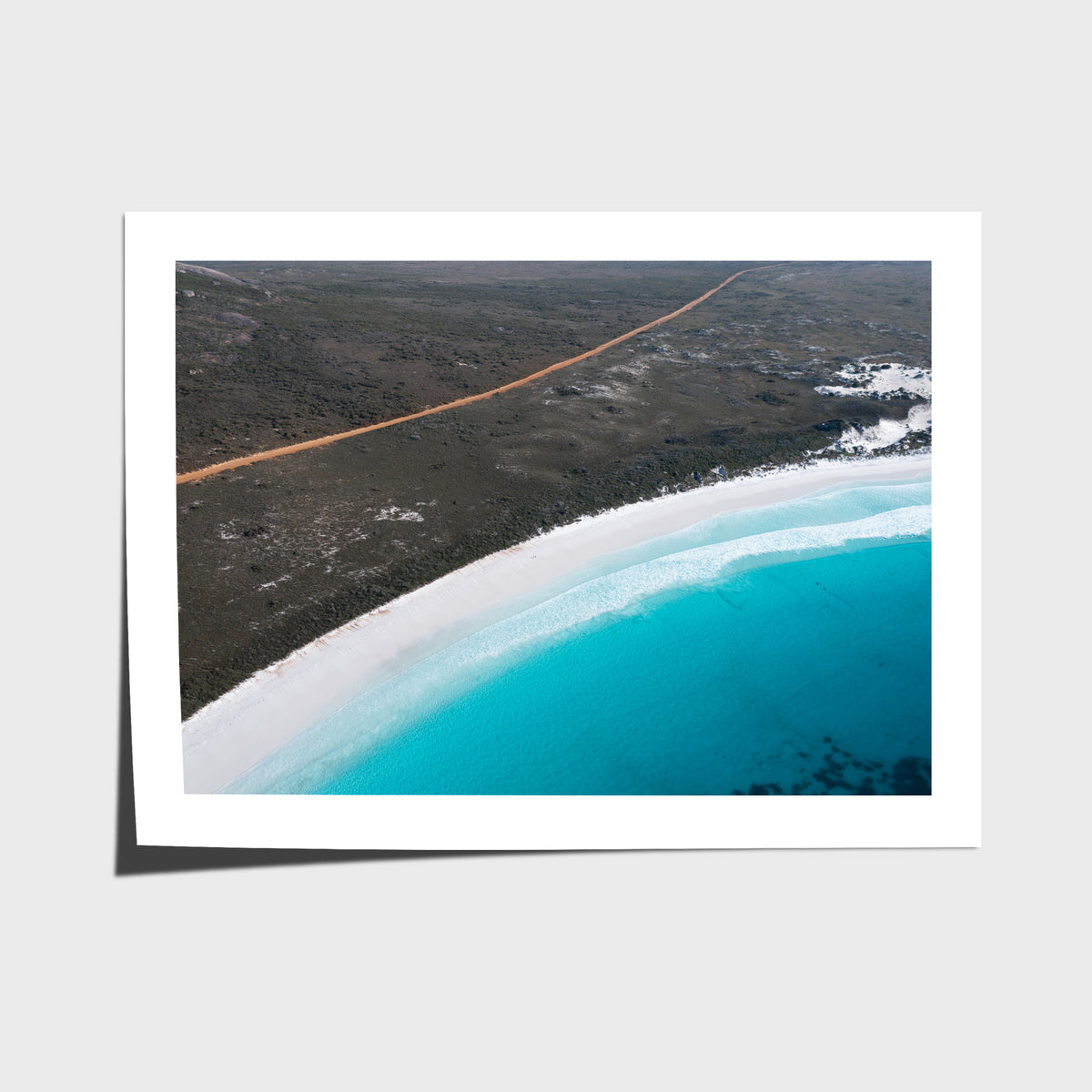 Blue Water &amp; Red Dirt - Esperance - Art Print - Fine Art Paper - Unframed Print - Landscape