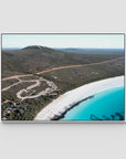 Lucky Bay Campground - Esperance - Art Print - Float Frame Canvas - White - Landscape