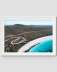 Lucky Bay Campground - Esperance - Art Print - Traditional Frame - White - Landscape