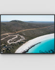 Lucky Bay Campground - Esperance - Art Print - Float Frame Canvas - Black - Landscape