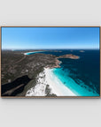 Thistle Cove Panorama ii - Esperance - Art Print - Float Frame Canvas - Raw Oak - Landscape