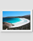 Hellfire Bay - Esperance - Art Print - Traditional Frame - White - Landscape