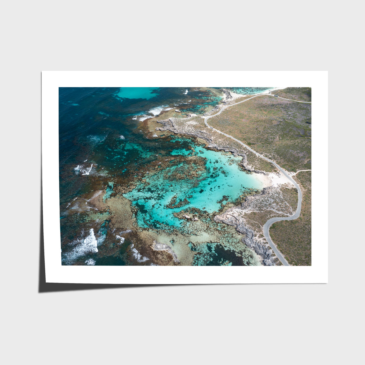 Little Salmon Bay Top Down - Art Print - Fine Art Paper - Unframed Print - Landscape