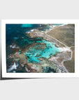 Little Salmon Bay Top Down - Art Print - Fine Art Paper - Unframed Print - Landscape