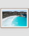 Hellfire Bay ii - Esperance - Art Print - Traditional Frame - Raw Oak - Landscape