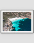 Little Hellfire Bay - Esperance - Art Print - Traditional Frame - Black - Landscape