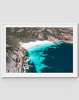 Little Hellfire Bay - Esperance - Art Print - Traditional Frame - White - Landscape