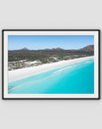 Le Grand Beach ii - Esperance - Art Print - Traditional Frame - Black - Landscape