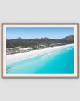 Le Grand Beach ii - Esperance - Art Print - Traditional Frame - Raw Oak - Landscape