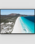 Le Grand Beach - Esperance - Art Print - Float Frame Canvas - Black - Landscape
