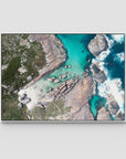 Elephant Rocks Denmark - Art Print - Float Frame Canvas - White - Landscape