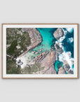 Elephant Rocks Denmark - Art Print - Traditional Frame - Raw Oak - Landscape